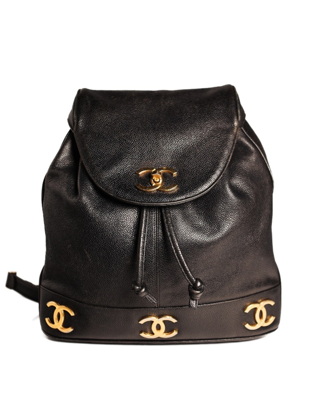 RARE VINTAGE 90S CHANEL CAVIAR BACKPACK